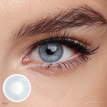 S0207- blue ice baddie -soft hydrophilic contact lenses uni