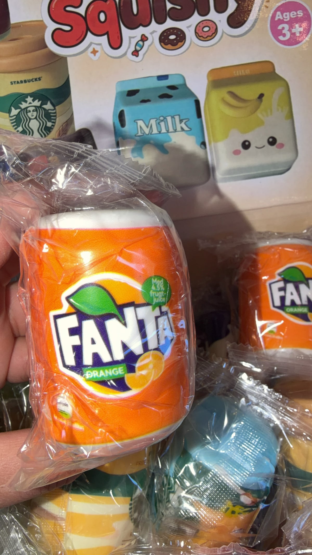 Squish snacks novelty