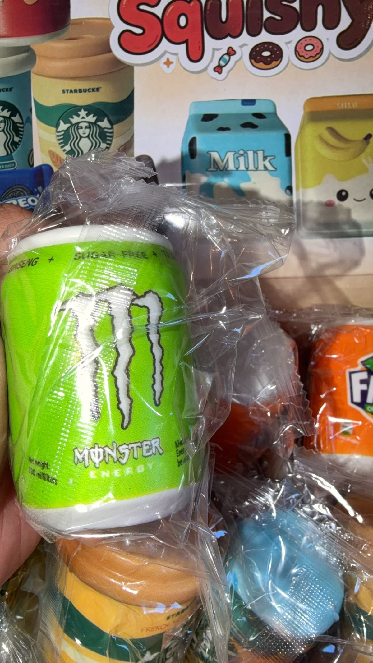 Squish snacks novelty