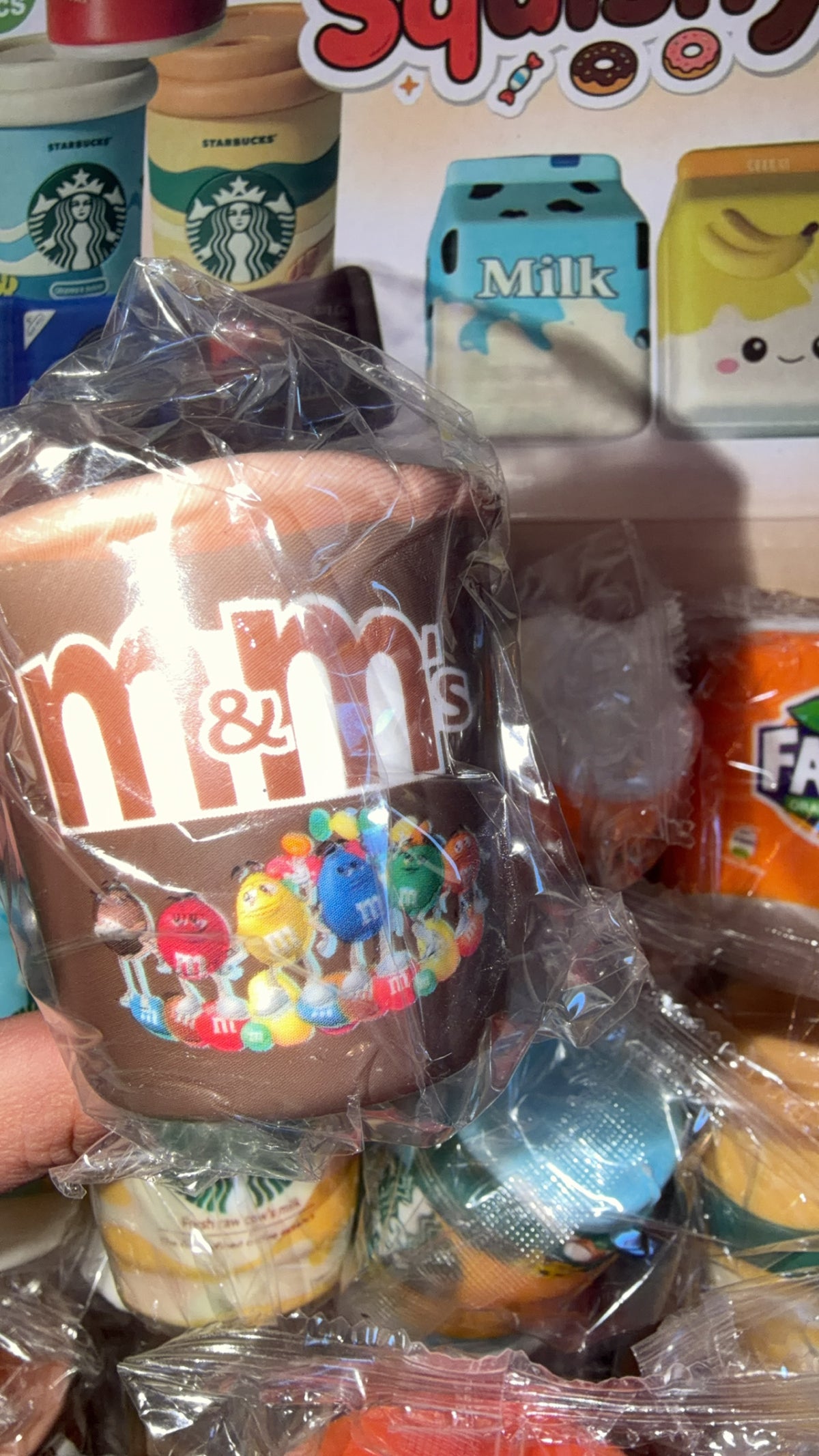 Squish snacks novelty