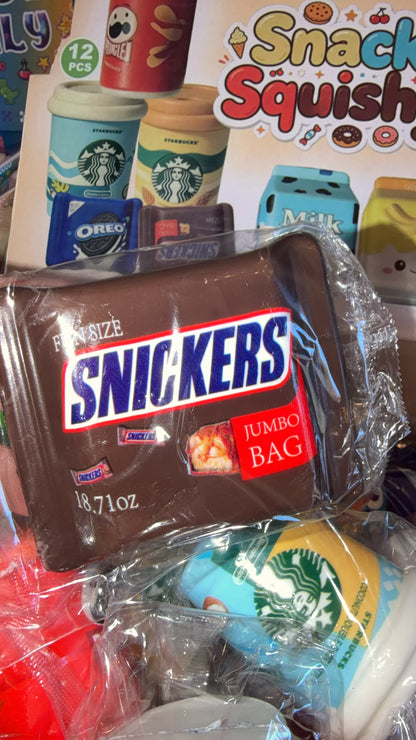 Squish snacks novelty