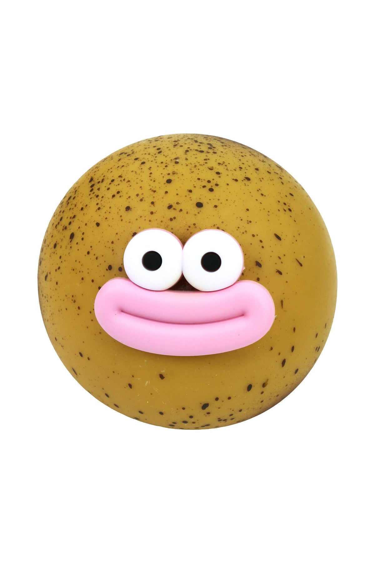 BIG Goofy Smile Potato Bun Fluffy Slime Filled Squishy: ASSORTED / ONE SIZE