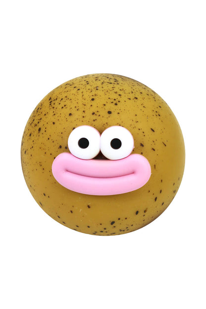 BIG Goofy Smile Potato Bun Fluffy Slime Filled Squishy: ASSORTED / ONE SIZE