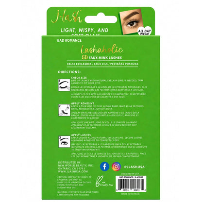 5D Faux Mink Lashaholic Bad Romance Lashes 4 Pack