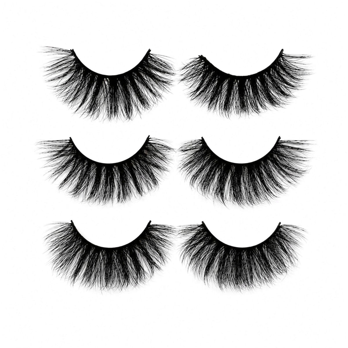 5D Faux Mink Reality Check Wispy Drama Lashes 3 Pack