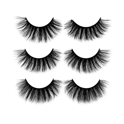 5D Faux Mink Reality Check Wispy Drama Lashes 3 Pack