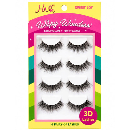 3D Wispy Wonders Sweet Joy Lashes 4 Pack