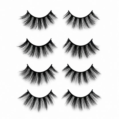 5D Faux Mink Lashaholic After Hours Lashes 4 Pack