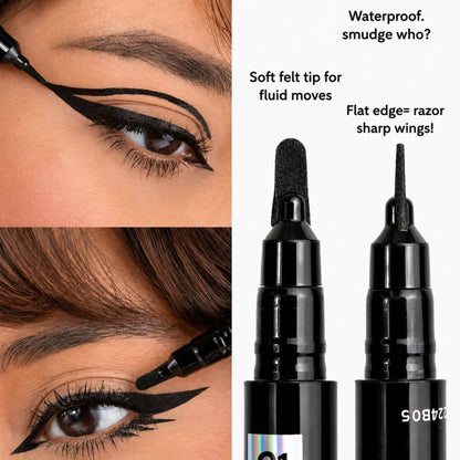 On Point! Flick-It Black Eyeliner Pen Display