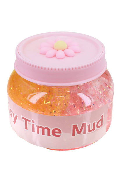 Daisy Flower Glittery Slime Jar -ASSORTED / ONE SIZE