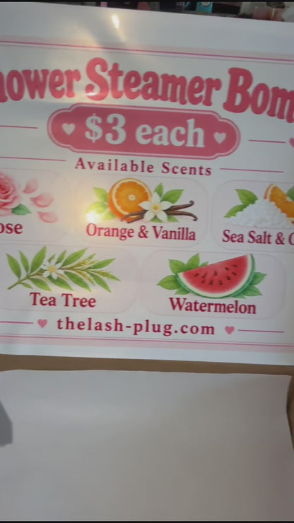 Essential Oil Infused Shower Steamer Bombs
